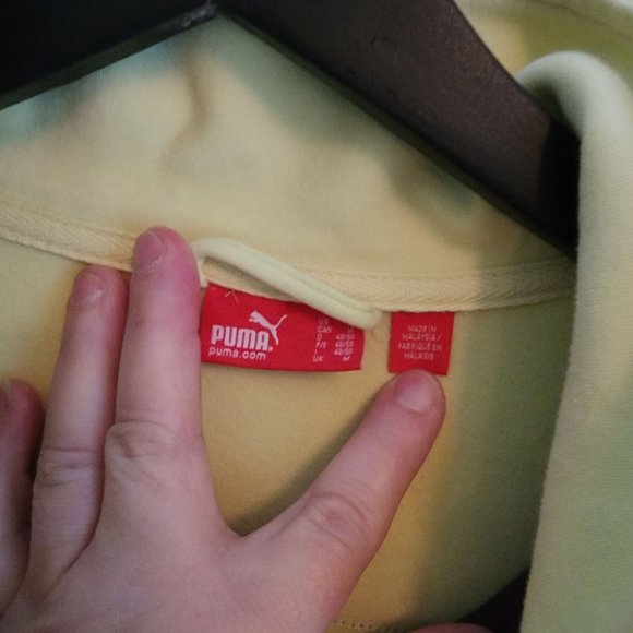 Puma Vintage Retro Mens zip up sweat shirt Size Medium - Picture 3 of 3